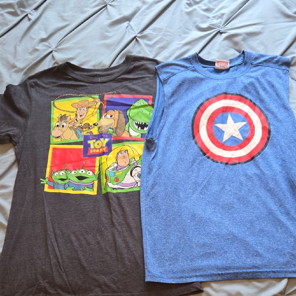 Set Of Boys Disney Shirts XL